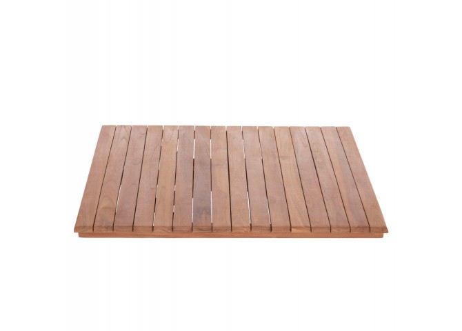 ΕΠΙΦΑΝΕΙΑ ΤΡΑΠΕΖΙΟΥ ΤΕΤΡΑΓΩΝΗ HM18137 ΞΥΛΟ TEAK--ΦΥΣΙΚΟ 80x80x4(πάχος)εκ.