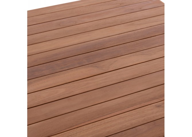 ΕΠΙΦΑΝΕΙΑ ΤΡΑΠΕΖΙΟΥ ΤΕΤΡΑΓΩΝΗ HM18137 ΞΥΛΟ TEAK--ΦΥΣΙΚΟ 80x80x4(πάχος)εκ.