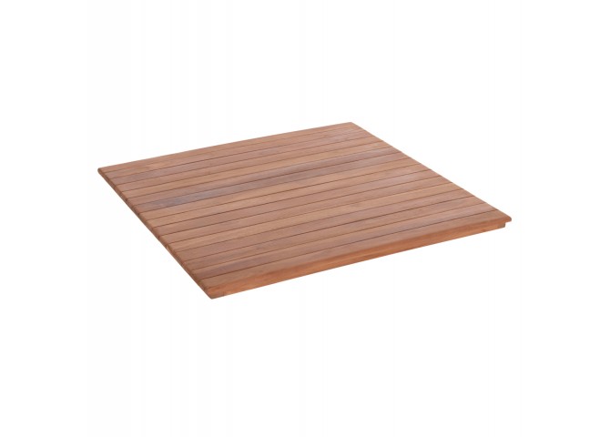 ΕΠΙΦΑΝΕΙΑ ΤΡΑΠΕΖΙΟΥ ΤΕΤΡΑΓΩΝΗ HM18137 ΞΥΛΟ TEAK--ΦΥΣΙΚΟ 80x80x4(πάχος)εκ.
