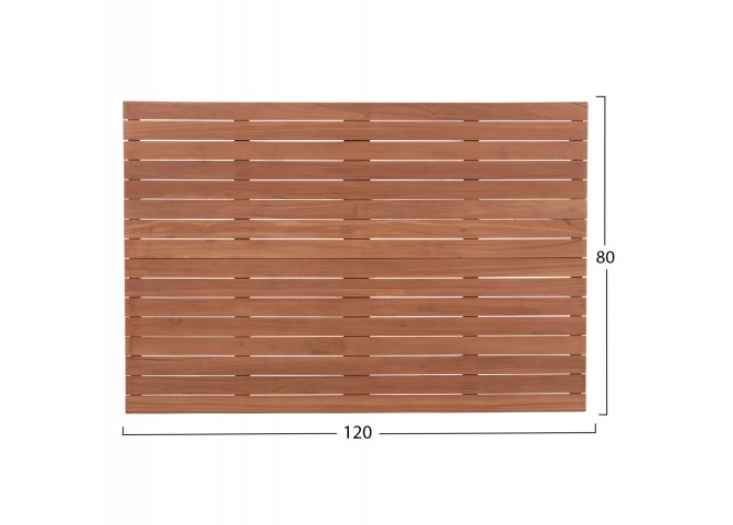ΕΠΙΦΑΝΕΙΑ ΤΡΑΠΕΖΙΟΥ ΟΡΘΟΓΩΝΙΑ HM18138 ΞΥΛΟ TEAK--ΦΥΣΙΚΟ 120x80x4(πάχος)εκ.