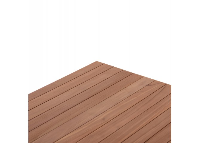 ΕΠΙΦΑΝΕΙΑ ΤΡΑΠΕΖΙΟΥ ΟΡΘΟΓΩΝΙΑ HM18138 ΞΥΛΟ TEAK--ΦΥΣΙΚΟ 120x80x4(πάχος)εκ.