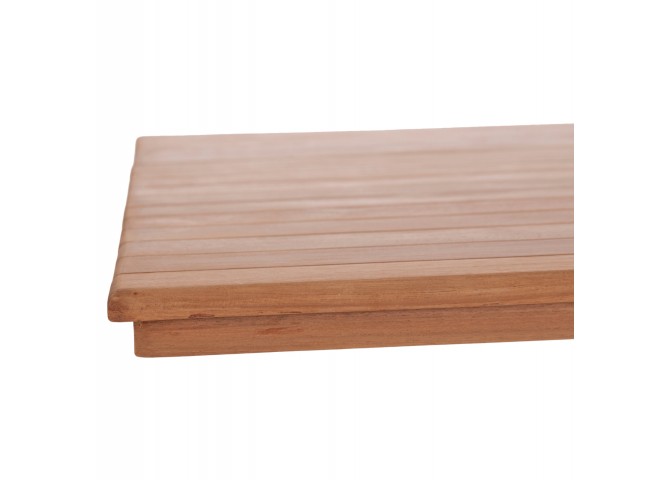 ΕΠΙΦΑΝΕΙΑ ΤΡΑΠΕΖΙΟΥ ΟΡΘΟΓΩΝΙΑ HM18138 ΞΥΛΟ TEAK--ΦΥΣΙΚΟ 120x80x4(πάχος)εκ.