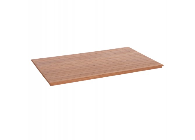 ΕΠΙΦΑΝΕΙΑ ΤΡΑΠΕΖΙΟΥ ΟΡΘΟΓΩΝΙΑ HM18138 ΞΥΛΟ TEAK--ΦΥΣΙΚΟ 120x80x4(πάχος)εκ.