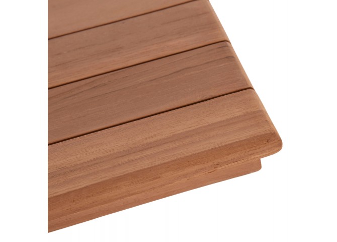 ΕΠΙΦΑΝΕΙΑ ΤΡΑΠΕΖΙΟΥ ΟΡΘΟΓΩΝΙΑ HM18138 ΞΥΛΟ TEAK--ΦΥΣΙΚΟ 120x80x4(πάχος)εκ.