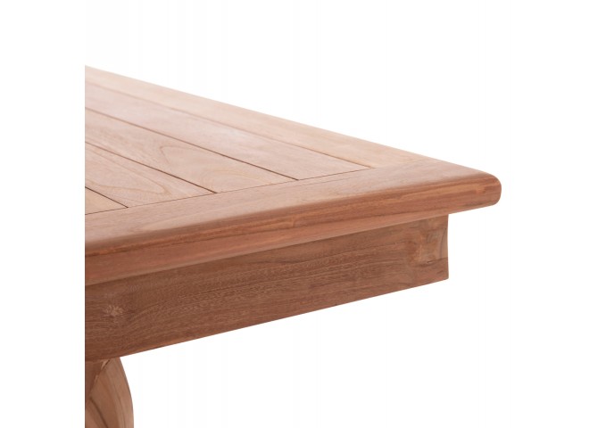 ΤΡΑΠΕΖΙ ΤΡΑΠΕΖΑΡΙΑΣ WONDER HM18116 ΞΥΛΟ TEAK--ΦΥΣΙΚΟ 180x91x75Υεκ.