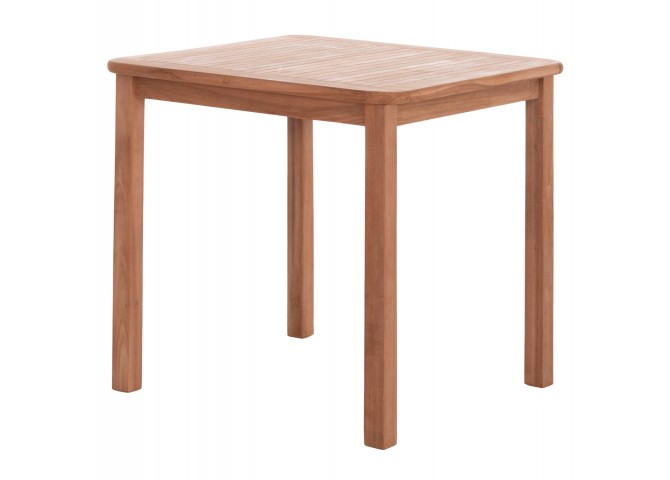 ΤΡΑΠΕΖΙ ΤΕΤΡΑΓΩΝΟ PRESSCOT HM18122 ΞΥΛΟ TEAK--ΦΥΣΙΚΟ 80x80x76Υεκ.