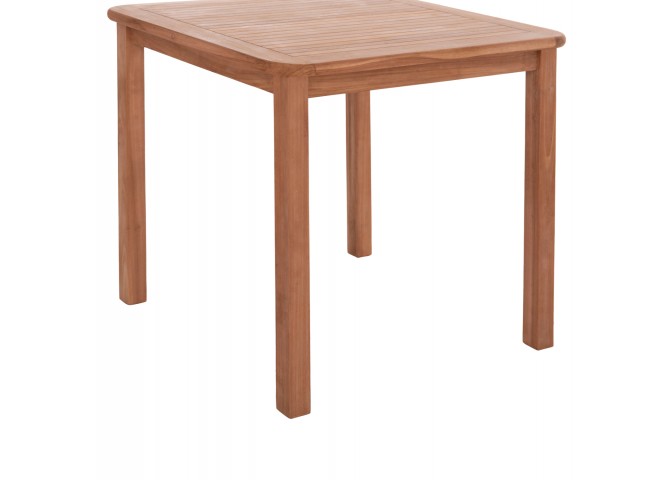 ΤΡΑΠΕΖΙ ΤΕΤΡΑΓΩΝΟ PRESSCOT HM18122 ΞΥΛΟ TEAK--ΦΥΣΙΚΟ 80x80x76Υεκ.