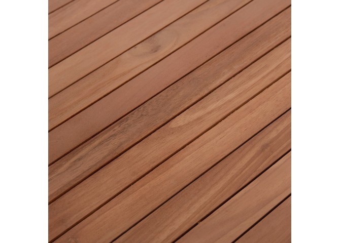 ΤΡΑΠΕΖΙ ΤΕΤΡΑΓΩΝΟ PRESSCOT HM18122 ΞΥΛΟ TEAK--ΦΥΣΙΚΟ 80x80x76Υεκ.
