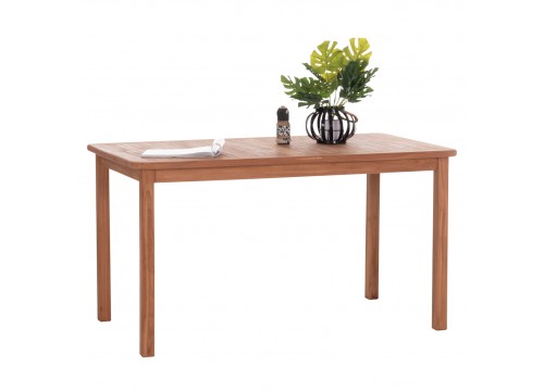 ΤΡΑΠΕΖΙ ΟΡΘΟΓΩΝΙΟ PRESSCOT HM18123 ΞΥΛΟ TEAK--ΦΥΣΙΚΟ 140x80x76Υεκ.