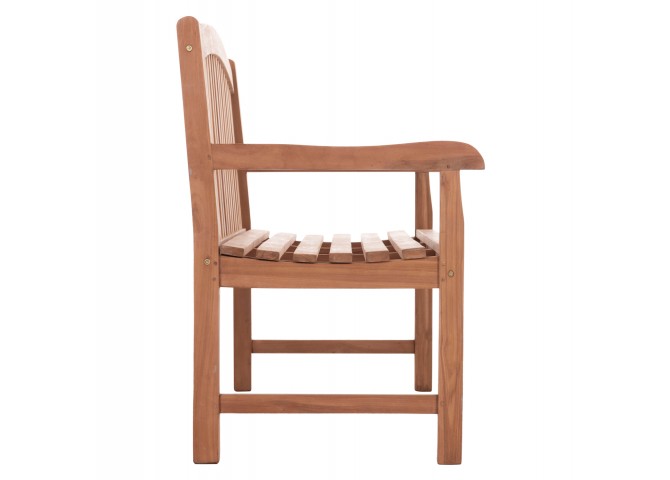 ΠΑΓΚΑΚΙ ΚΗΠΟΥ 3ΘΕΣΙΟ ELENA HM18125 ΞΥΛΟ TEAK--ΦΥΣΙΚΟ 150x61x95Υεκ.
