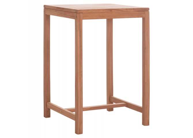 ΤΡΑΠΕΖΙ ΜΠΑΡ ΤΕΤΡΑΓΩΝΟ PRESSCOT HM18113 ΞΥΛΟ TEAK ΣΕ ΦΥΣΙΚΟ 70x70x105Υεκ.