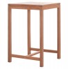 ΤΡΑΠΕΖΙ ΜΠΑΡ ΤΕΤΡΑΓΩΝΟ PRESSCOT HM18113 ΞΥΛΟ TEAK ΣΕ ΦΥΣΙΚΟ 70x70x105Υεκ.