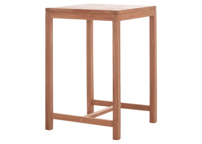 ΤΡΑΠΕΖΙ ΜΠΑΡ ΤΕΤΡΑΓΩΝΟ PRESSCOT HM18113 ΞΥΛΟ TEAK ΣΕ ΦΥΣΙΚΟ 70x70x105Υεκ.