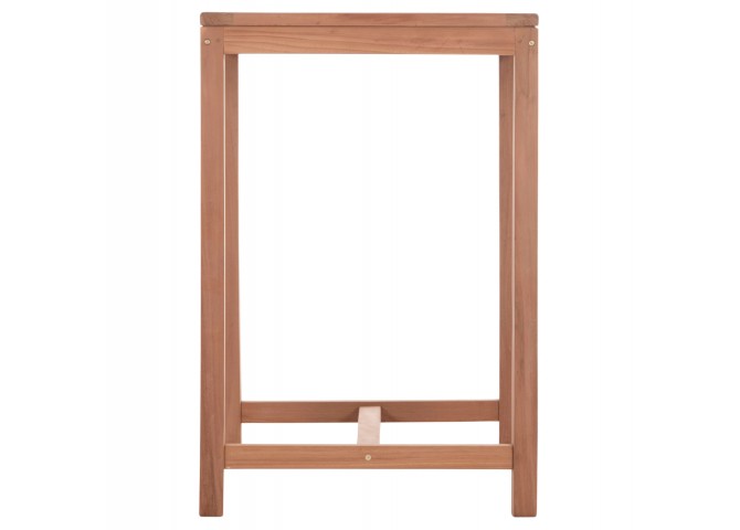 ΤΡΑΠΕΖΙ ΜΠΑΡ ΤΕΤΡΑΓΩΝΟ PRESSCOT HM18113 ΞΥΛΟ TEAK ΣΕ ΦΥΣΙΚΟ 70x70x105Υεκ.
