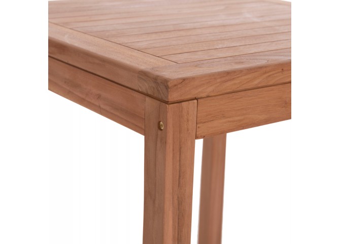 ΤΡΑΠΕΖΙ ΜΠΑΡ ΤΕΤΡΑΓΩΝΟ PRESSCOT HM18113 ΞΥΛΟ TEAK ΣΕ ΦΥΣΙΚΟ 70x70x105Υεκ.