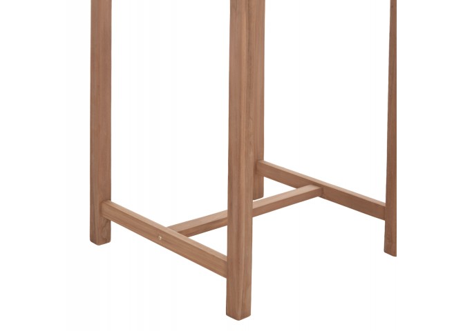 ΤΡΑΠΕΖΙ ΜΠΑΡ ΤΕΤΡΑΓΩΝΟ PRESSCOT HM18113 ΞΥΛΟ TEAK ΣΕ ΦΥΣΙΚΟ 70x70x105Υεκ.