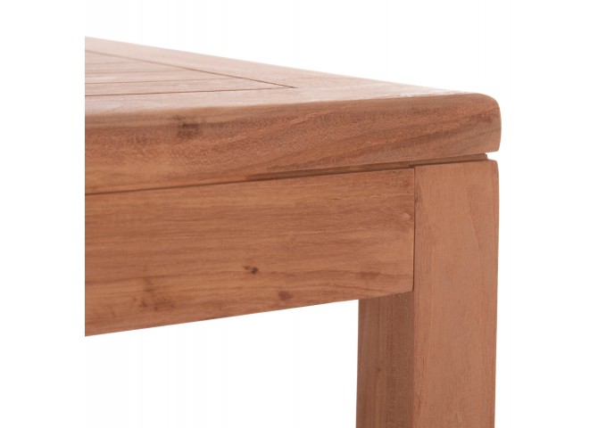 ΤΡΑΠΕΖΙ ΜΠΑΡ ΤΕΤΡΑΓΩΝΟ PRESSCOT HM18113 ΞΥΛΟ TEAK ΣΕ ΦΥΣΙΚΟ 70x70x105Υεκ.