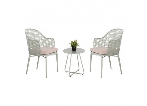 ΣΕΤ LOUNGE 3TMX ΕΞ.ΧΩΡΟΥ OREGO HM21107.06 ΑΛΟΥΜΙΝΙΟ & ΜΕΤΑΛΛΟ ΣΕ ΦΥΣΤΙΚΙ