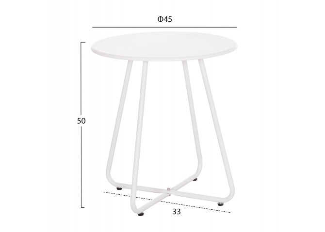 ΣΕΤ LOUNGE 3TMX ΕΞ.ΧΩΡΟΥ OREGO HM21107.02 ΑΛΟΥΜΙΝΙΟ & ΜΕΤΑΛΛΟ ΣΕ ΛΕΥΚΟ