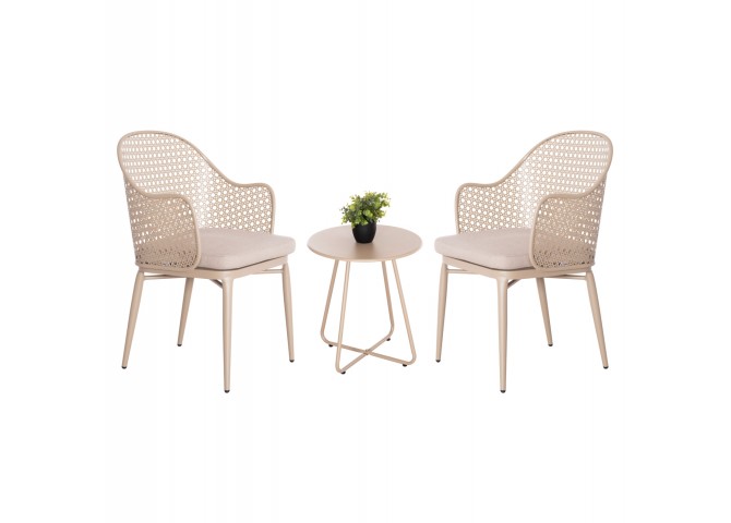 ΣΕΤ LOUNGE 3TMX ΕΞ.ΧΩΡΟΥ OREGO HM21107.03 ΑΛΟΥΜΙΝΙΟ & ΜΕΤΑΛΛΟ ΣΕ ΚΑΠΟΥΤΣΙΝΟ