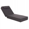 ΜΑΞΙΛΑΡΙ ΞΑΠΛΩΣΤΡΑΣ KIHEI HM21094.03 OLEFIN ΣΚΟΥΡΟ ΓΚΡΙ ΜΕ FOAM 198x70x20Υεκ
