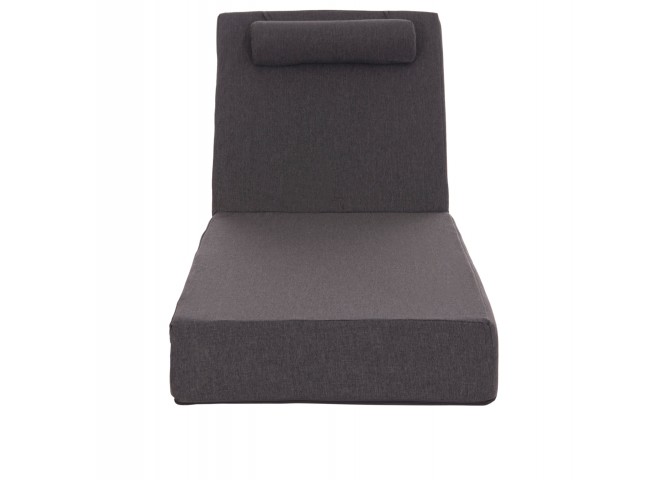 ΜΑΞΙΛΑΡΙ ΞΑΠΛΩΣΤΡΑΣ KIHEI HM21094.03 OLEFIN ΣΚΟΥΡΟ ΓΚΡΙ ΜΕ FOAM 198x70x20Υεκ