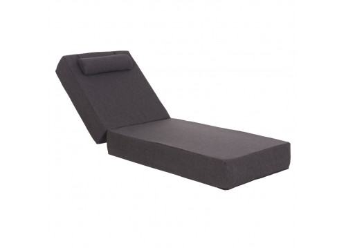 ΜΑΞΙΛΑΡΙ ΞΑΠΛΩΣΤΡΑΣ KIHEI HM21094.03 OLEFIN ΣΚΟΥΡΟ ΓΚΡΙ ΜΕ FOAM 198x70x20Υεκ