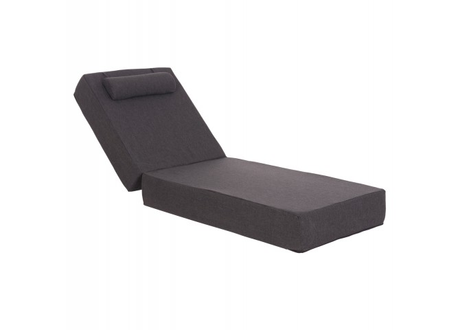 ΜΑΞΙΛΑΡΙ ΞΑΠΛΩΣΤΡΑΣ KIHEI HM21094.03 OLEFIN ΣΚΟΥΡΟ ΓΚΡΙ ΜΕ FOAM 198x70x20Υεκ