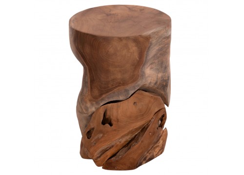 ΒΟΗΘΗΤΙΚΟ ΣΚΑΜΠΟ/ΤΡΑΠΕΖΑΚΙ STOMP HM9350.11 ΞΥΛΟ TEAK-ΦΥΣΙΚΟ Φ30x45Υεκ.