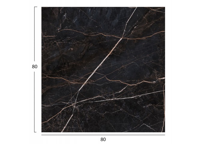 ΕΠΙΦΑΝΕΙΑ ΤΡΑΠΕΖΙΟΥ ΤΕΤΡΑΓΩΝΗ HPL HM5839.34 BLACK MARBLE 80x80εκ