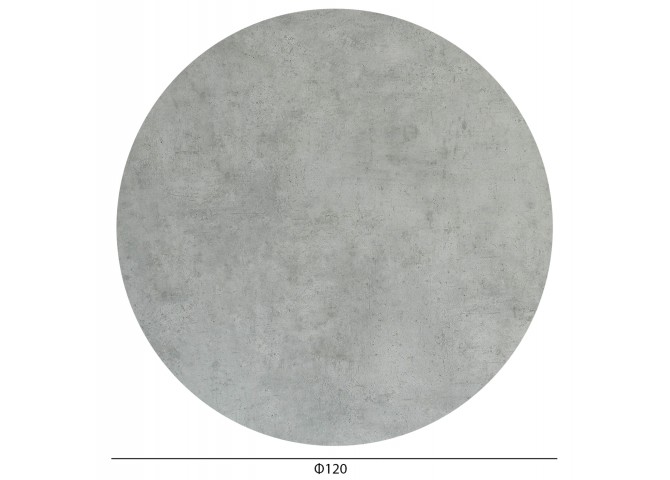 ΕΠΙΦΑΝΕΙΑ ΤΡΑΠΕΖΙΟΥ HPL ΣΤΡΟΓΓΥΛΗ HM6351.32 CEMENT Φ120εκ.