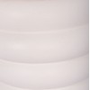 ΤΡΑΠΕΖΙ ΒΟΗΘΗΤΙΚΟ PUFFAT HM18172.02 FIBER CEMENT ΛΕΥΚΟ- ΞΥΛΟ TEAK TOP Φ45x46Υεκ.