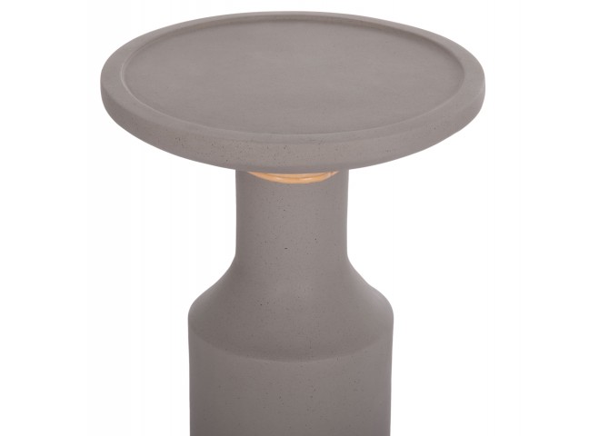 ΒΟΗΘΗΤΙΚΟ ΤΡΑΠΕΖΙ TRED(T) HM18169.03 FIBER CEMENT ΓΚΡΙ-ΦΥΣΙΚΟ RATTAN--Φ40x61Υεκ.