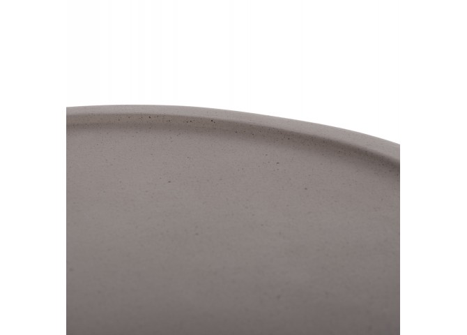 ΒΟΗΘΗΤΙΚΟ ΤΡΑΠΕΖΙ TRED(T) HM18169.03 FIBER CEMENT ΓΚΡΙ-ΦΥΣΙΚΟ RATTAN--Φ40x61Υεκ.
