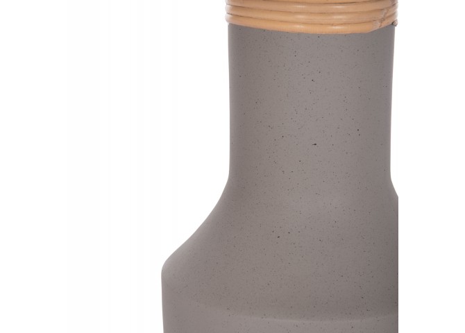 ΒΟΗΘΗΤΙΚΟ ΤΡΑΠΕΖΙ TRED(T) HM18169.03 FIBER CEMENT ΓΚΡΙ-ΦΥΣΙΚΟ RATTAN--Φ40x61Υεκ.