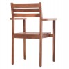 ΠΟΛΥΘΡΟΝΑ KEMPO HM6358 ΞΥΛΟ TEAK ΣΕ ΦΥΣΙΚΟ--58x58,5x88Υεκ.