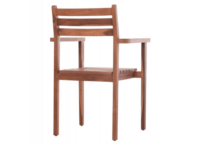 ΠΟΛΥΘΡΟΝΑ KEMPO HM6358 ΞΥΛΟ TEAK ΣΕ ΦΥΣΙΚΟ--58x58,5x88Υεκ.