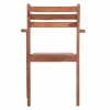 ΠΟΛΥΘΡΟΝΑ KEMPO HM6358 ΞΥΛΟ TEAK ΣΕ ΦΥΣΙΚΟ--58x58,5x88Υεκ.