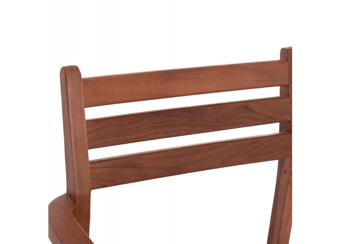ΠΟΛΥΘΡΟΝΑ KEMPO HM6358 ΞΥΛΟ TEAK ΣΕ ΦΥΣΙΚΟ--58x58,5x88Υεκ.