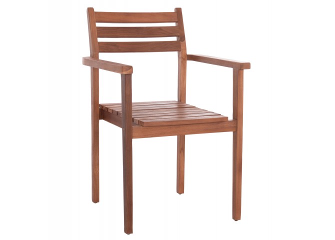 ΠΟΛΥΘΡΟΝΑ KEMPO HM6358 ΞΥΛΟ TEAK ΣΕ ΦΥΣΙΚΟ--58x58,5x88Υεκ.