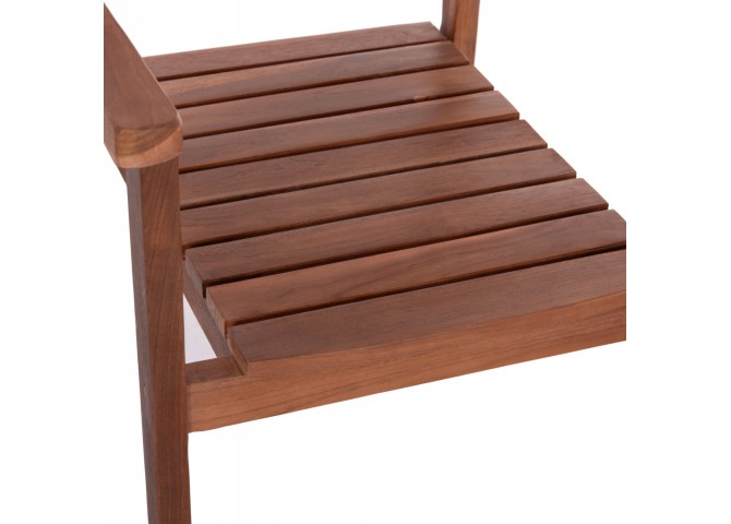 ΠΟΛΥΘΡΟΝΑ KEMPO HM6358 ΞΥΛΟ TEAK ΣΕ ΦΥΣΙΚΟ--58x58,5x88Υεκ.