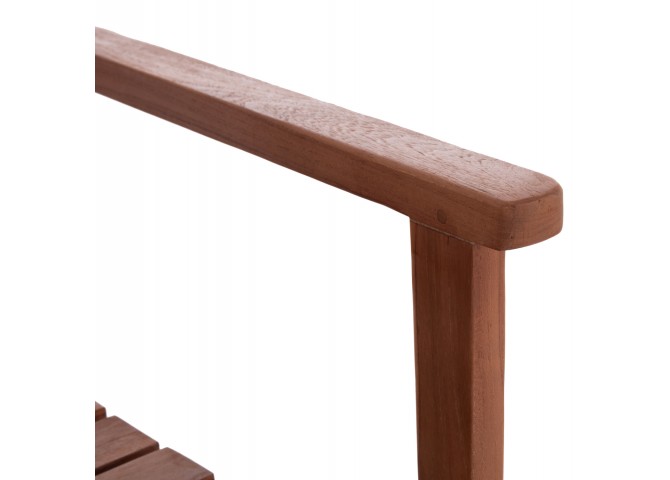 ΠΟΛΥΘΡΟΝΑ KEMPO HM6358 ΞΥΛΟ TEAK ΣΕ ΦΥΣΙΚΟ--58x58,5x88Υεκ.