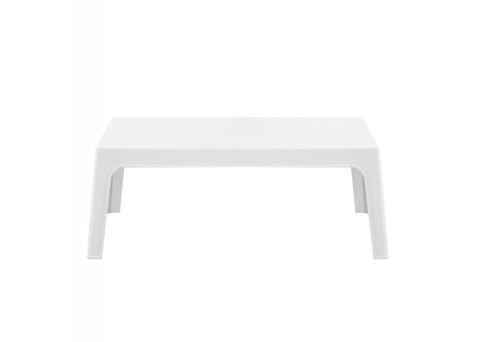 ΤΡΑΠΕΖΑΚΙ ΟΡΘΟΓΩΝΙΟ SLEEK HM6367.01 ΠΟΛΥΠΡΟΠΥΛΕΝΙΟ ΣΕ ΛΕΥΚΟ 99x59.5x39.5Υεκ.