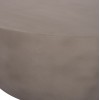 ΤΡΑΠΕΖΙ ΣΑΛΟΝΙΟΥ ΣΤΡΟΓΓΥΛΟ ALLAN HM18162.03 FIBER CEMENT ΣΕ ΓΚΡΙ--Φ92x49Υεκ.