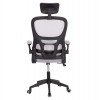 ΚΑΡΕΚΛΑ ΓΡΑΦΕΙΟΥ BASTON HM18236.02 ΓΚΡΙ MESH & ΜΑΥΡΟ PP ΣΚΕΛΕΤΟΣ 64x60x127Υεκ.
