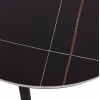 ΤΡΑΠΕΖΙ ΣΑΛΟΝΙΟΥ 2ΤΜΧ TALOS HM18140.02 ΚΕΡΑΜΙΚΟ TOP ΜΕ ΟΨΗ ΜΑΥΡΟΥ ΜΑΡΜΑΡΟΥ Φ70x45,5Υ