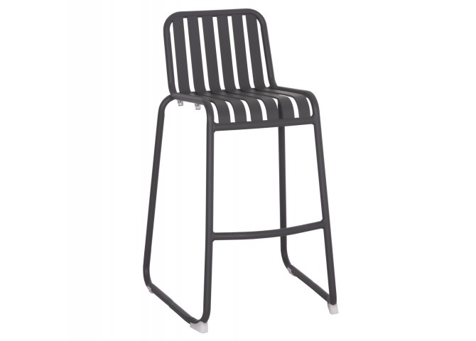 ΣΚΑΜΠΟ ΜΠΑΡ ΑΛΟΥΜΙΝΙΟΥ RACHEL HM6341.01 ΓΚΡΙ 47x56,5x98,5Υεκ.