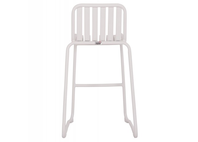 ΣΚΑΜΠΟ ΜΠΑΡ ΑΛΟΥΜΙΝΙΟΥ RACHEL HM6341.02 ΛΕΥΚΟ 47x56,5x98,5Υεκ.