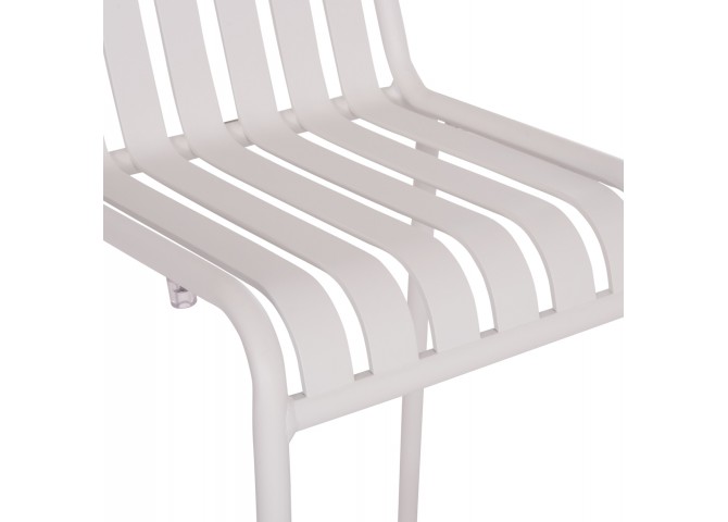 ΣΚΑΜΠΟ ΜΠΑΡ ΑΛΟΥΜΙΝΙΟΥ RACHEL HM6341.02 ΛΕΥΚΟ 47x56,5x98,5Υεκ.