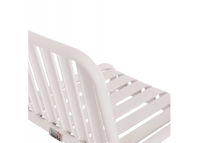 ΣΚΑΜΠΟ ΜΠΑΡ ΑΛΟΥΜΙΝΙΟΥ RACHEL HM6341.02 ΛΕΥΚΟ 47x56,5x98,5Υεκ.
